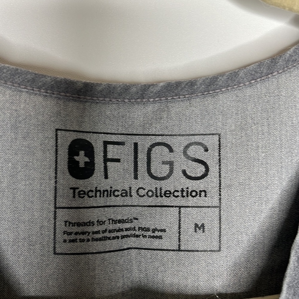 Figs Technical Scrub Top View 4